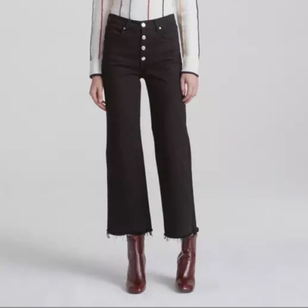 Rag & Bone HIGH-RISE ANKLE JUSTINE W/ BUTTON FLY